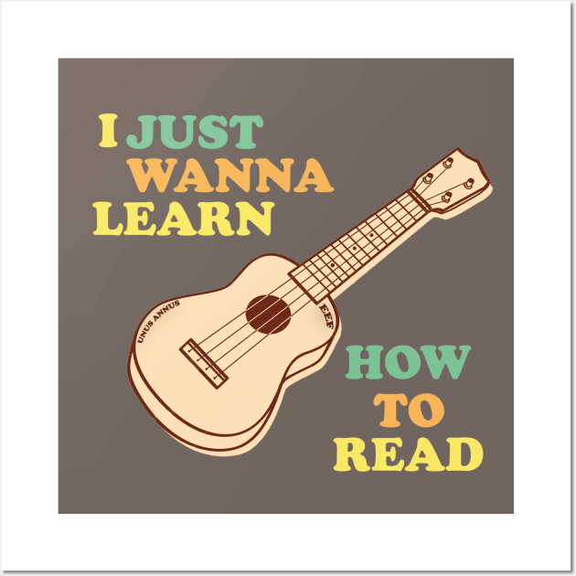 I Just Wanna Learn How To Read Wall Art by caycharming